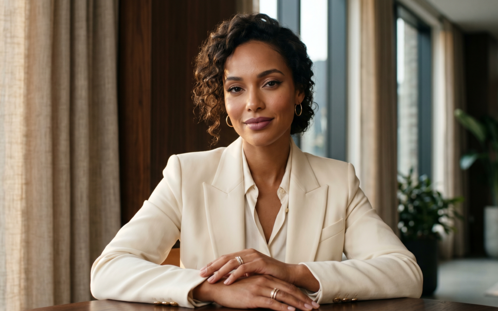 Woman rewiring habits using brain science and nervous system regulation techniques